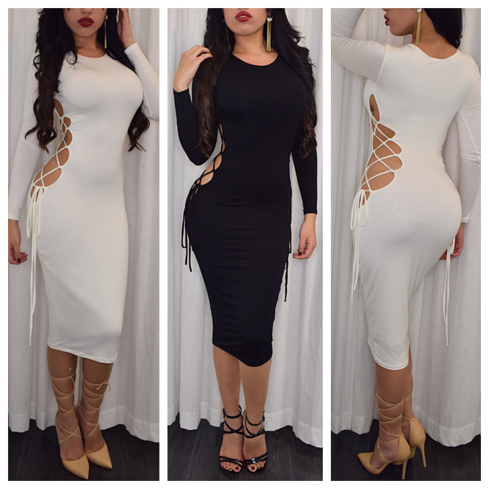 long sleeve night out dress
